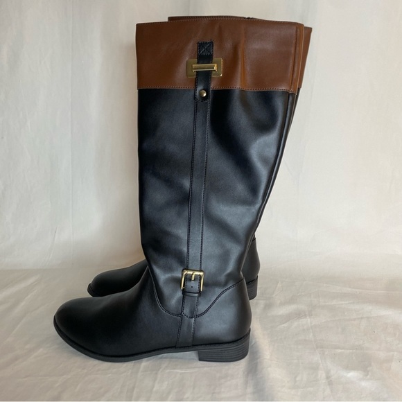 Karen Scott Deliee 2 BLK/COG Woman Boots Size 12M New - Picture 3 of 10